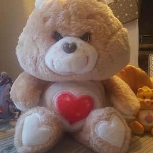 Vintage 1980's care bear. Tender heart bear